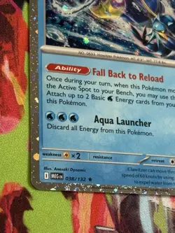 Pokemon Mega Evolution #38/132 Clawitzer Cosmos Holo - Image 4