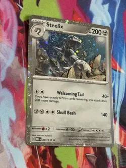 Pokemon Mega Evolution #93/132 Steelix Cosmos Holo - Image 1