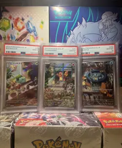 Pokemon PSA 10 Bulbasaur, Charmander, Squirtle SVG 2023 Japanese - Image 1