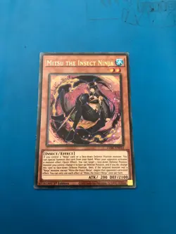 YUGIOH Ultra Rare Mitsu The Insect Ninja DABL-EN016 1st Edition - Image 1