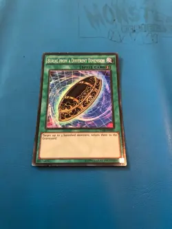YUGIOH Super Rare Burial From A Different Dimension THSF-EN051 Mixed Editions - Image 1