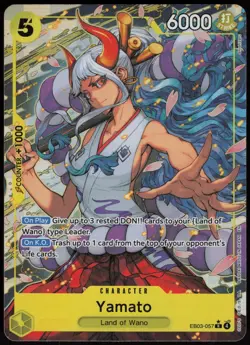 Yamato (Alternate Art) R Extra Booster: One Piece Heroines Edition EB03-057 NM - Image 1