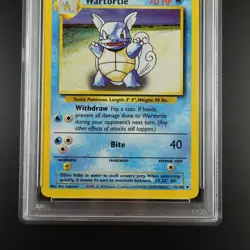 PSA 9 Wartortle 42/102 Pokemon Base Set 1999 Non Holo Card - Image 3