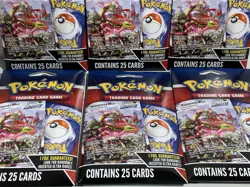 2024 Pokemon TCG Mystery Pack w/ Foil Card , Pack New Sealed* 25 Cards Lot Of 6 - Image 2