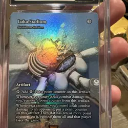 Graded MTG Card - CGC Pristine 10 - Final Fantasy - Luka Stadium Borderless FFX - Image 4