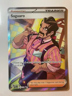 Pokemon Saguaro 255/193 Sv02: Paldea Evolved Holo Trading Card - Image 1