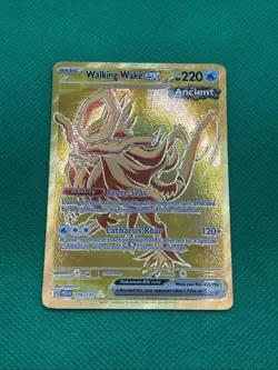 Pokemon TCG Prismatic Evolutions 178/131 Walking Wake EX Hyper Rare Gold Card - Image 3