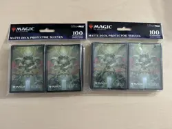 v882x Final Fantasy 100 ULTRA PRO MTG card sleeves magic Summon: Knights V5 - Image 1