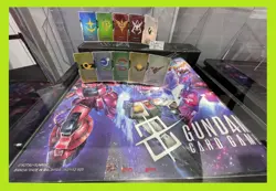 2025 SDCC Bandai Gundam TCG First Combat EVX-01 Accessory Card Playmat Set - Image 4