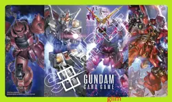 2025 SDCC Bandai Gundam TCG First Combat EVX-01 Accessory Card Playmat Set - Image 5