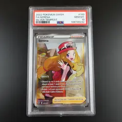 PSA 10 Serena 193/195 Pokemon Silver Tempest Trainer Graded Card - Image 1