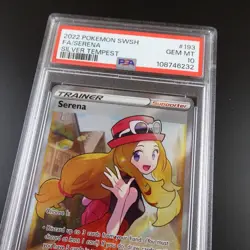 PSA 10 Serena 193/195 Pokemon Silver Tempest Trainer Graded Card - Image 2