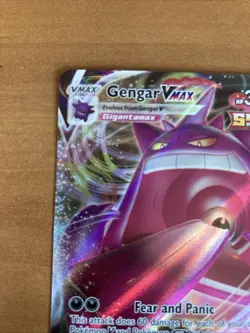 Gengar V Max 157/264 Fusion Strike Ultra Rare Full Art Holo Pokemon TCG NM - Image 5