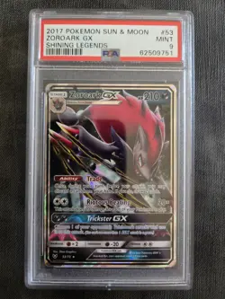 Zoroark GX 53/73 Pokemon TCG Sun & Moon Shining Legends Ultra Rare PSA 9 Mint - Image 1