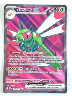 Yanmega ex 206/182 Ultra Rare Destined Rivals Pokemon Pack Fresh - Near Mint NM - Image 1