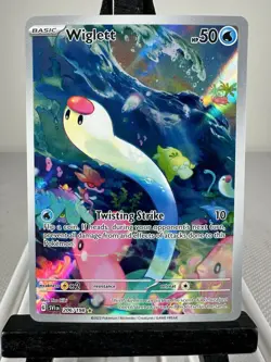 Pokemon TCG Wiglett 206/198 SV01 Scarlet & Violet IR Illustration Rare NM - Image 1