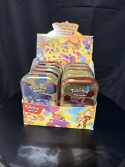 Pokemon 151 Mini Tin Display (No Wrap) - (Individual Tins are Sealed) - Image 1