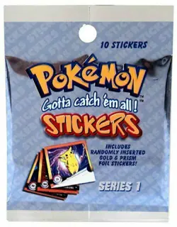 Pokemon Gotta Catch 'em All! Series 1 Stickers (1999) 601139116701 - Image 1