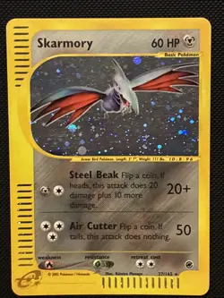 Pokemon TCG Skarmory 27/165 Holo Rare Expedition Base Set - Image 3
