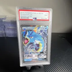 Pokemon 2019 Hidden Fates Gyarados GX 16/68 Ultra Rare Holo PSA 9 - Image 1