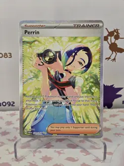 Pokemon TCG Trainer Perrin Special Illustration Card Twilight Masquerade 220/167 - Image 1