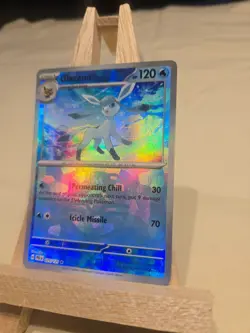 Pokemon Glaceon Prismatic Evolutions Master Ball Reverse Holo 025/131 - Image 3
