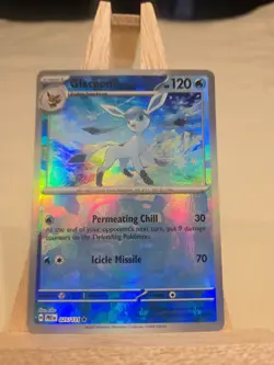 Pokemon Glaceon Prismatic Evolutions Master Ball Reverse Holo 025/131 - Image 5