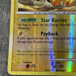 Shinx SH12 Yanma SH9 Shiny Reverse Holo Rare Arceus Pokemon TCG Card Lot HP DMG - Image 4