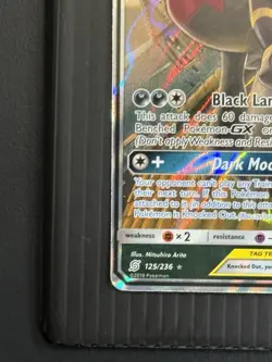 Pokemon TCG Umbreon & Darkrai Tag Team GX Unified Minds 125/236 Ultra Rare - Image 3