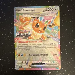 Eevee ex 075/131 Prismatic Evolutions Promo Holo Pokemon TCG English - Image 1