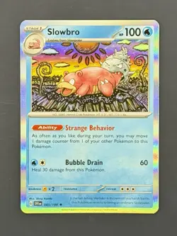 Slowbro 043/198 SV01: Scarlet&Violet Base Set Holo Rare Shinji Kanda Pokemon NM - Image 1