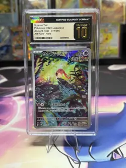 (POP 36) CGC 10 PRISTINE Japanese Pokemon Scream Tail 071/066 Ancient Roar Black - Image 1