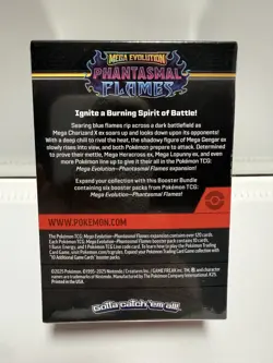 Pokemon Mega Evolution Phantasmal Flames Booster Bundle 6 Packs Factory Sealed - Image 2