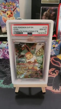 Pokemon PSA 10 Eevee 173 Sv Scarlet & Violet Promo Holo English with Guard - Image 1