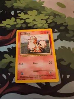 Pokemon TCG Growlithe Legendary Collection 45/110 Regular Uncommon LP - Image 1