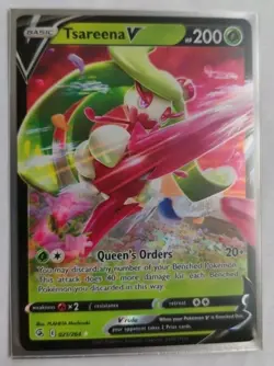 Pokemon TCG Tsareena V Fusion Strike 021/264 Holo Ultra Rare - Image 1