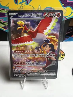Pokemon Ethan's Ho-Oh EX 230/182 SV10 Destined Rivals Illustration Rare Holo 23… - Image 1