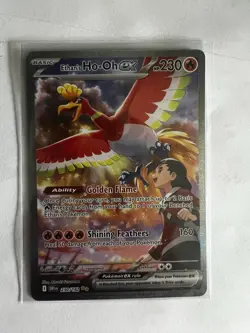 Pokemon Ethan's Ho-Oh EX 230/182 SV10 Destined Rivals Illustration Rare Holo 23… - Image 2