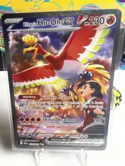 Pokemon Ethan's Ho-Oh EX 230/182 SV10 Destined Rivals Illustration Rare Holo 23… - Image 3