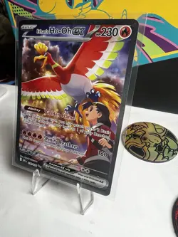 Pokemon Ethan's Ho-Oh EX 230/182 SV10 Destined Rivals Illustration Rare Holo 23… - Image 4