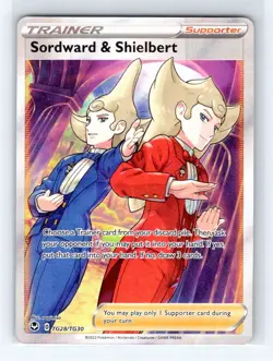Pokemon TCG - Sordward & Shielbert - SWSH12: Silver Tempest Trainer Gallery TG28 - Image 1