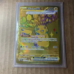 Pokemon Pikachu Ex 179/131 Sv: Prismatic Evolutions Hyper Rare Full Art Holo EX - Image 1