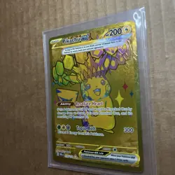 Pokemon Pikachu Ex 179/131 Sv: Prismatic Evolutions Hyper Rare Full Art Holo EX - Image 3