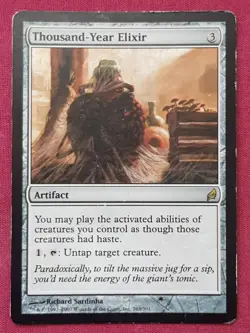Magic The Gathering LORWYN THOUSAND-YEAR ELIXIR artifact card MTG - Image 1