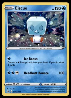 Eiscue SWSH128 Holo Promo Sword & Shield Promo Pokemon Lightly Played - Image 1