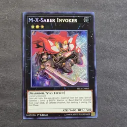 Yu-Gi-Oh! 1st Ed. Battle Of Legend:.. M-X-Saber Invoker Secret Rare BLLR-EN063 - Image 1
