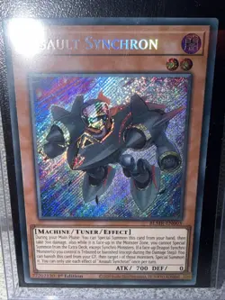 Yugioh Assault Synchron BLMR-EN003 Secret Rare 1st Ed NM - Image 1