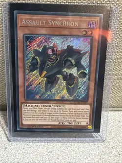 Yugioh Assault Synchron BLMR-EN003 Secret Rare 1st Ed NM - Image 2