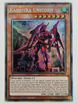 YuGiOh Rarity V 5 RA05-EN025 Kashtira Unicorn Starlight Rare - Image 1
