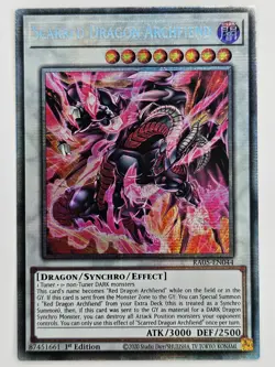 YuGiOh Rarity V 5 RA05-EN044 Scarred Dragon Archfiend Starlight Rare - Image 1
